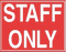 Staff Only PNG High Quality Image