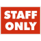 Staff Only Sign PNG Image File