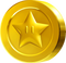 Star Game Gold Coin PNG