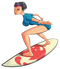 Surfing Free PNG Image