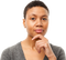 Thinking Woman PNG File