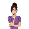 Thinking Woman PNG Free Download