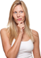 Thinking Woman PNG Free Image