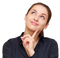 Thinking Woman PNG Images