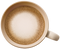 Top View Cappuccino PNG Free Download