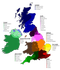 UK Map PNG Clipart