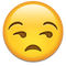 Unamused Face Emoji PNG