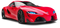 Vehicle Red Car PNG File