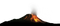 Volcano PNG Pic