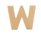 W Letter PNG Pic