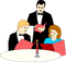 Waiter Serving Food PNG Image HD