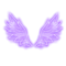 Wings Neon PNG Image