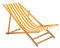 Wood Table Chaise Longue PNG Pic