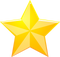 Yellow Christmas Star PNG