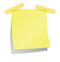 Yellow Sticky Note PNG Clipart