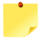 Yellow Sticky Note PNG Image