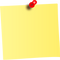 Yellow Sticky Note PNG Images