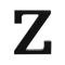 Z Letter PNG Photo